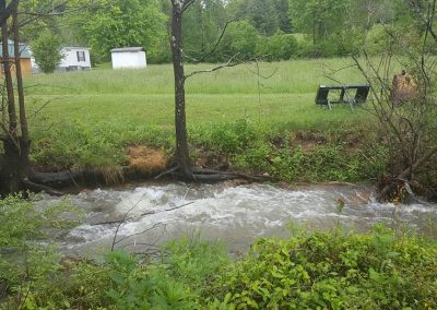 creek by the campsite