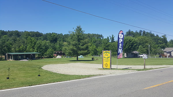 cornc reek campground from highway 421