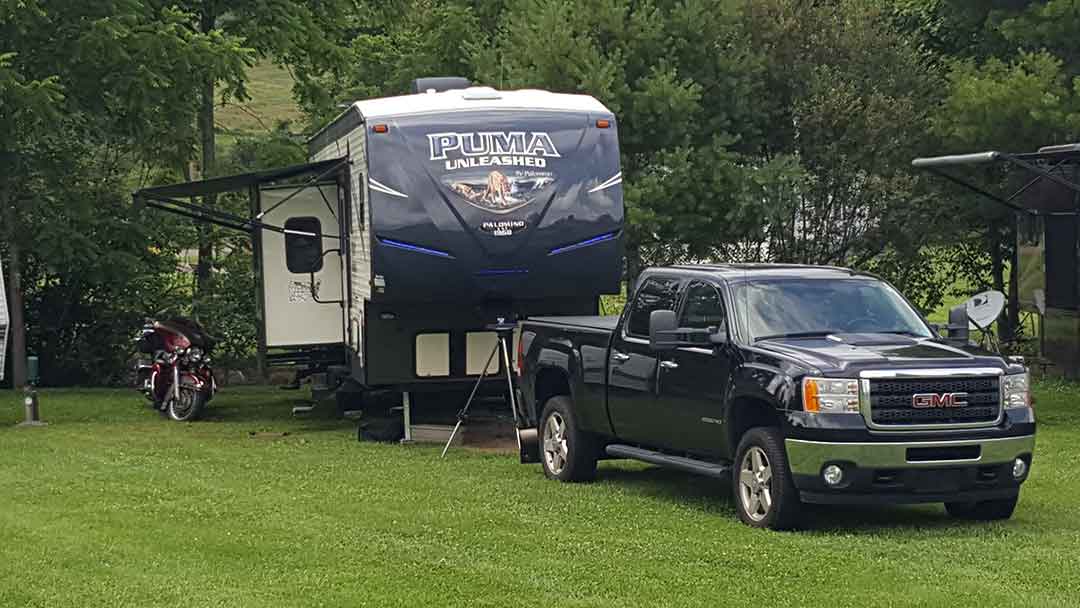 Owners of corn creek campground April and Doug Carney